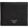 Emporio Armani Compact Bi-Fold Wallet - Black