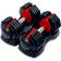 Strongology Urban40 Home Fitness Black Red Adjustable Smart Dumbbells