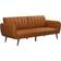 Novogratz Brittany Camel Sofa 207cm 3-Sitzer