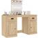 vidaXL 130x50x132.5cm Sonoma Oak Dressing Table 50x130cm