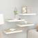 vidaXL 326572 Oak/White Wall Shelf 40cm 4pcs