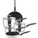 Prestige Everyday Straining Stainless Steel Set di pentole con coperchio 5 Parti