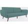 Novogratz Brittany Light Teal Sofa 207cm 3 Seater