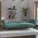 Novogratz Brittany Light Teal Sofa 207cm 3 Seater