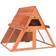 vidaXL Rabbit Cage Solid Pine 152x127x109.5cm