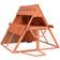 vidaXL Rabbit Cage Solid Pine 152x127x109.5cm