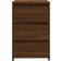 vidaXL Engineered Wood Brown Oak Mesita de noche 35x40cm 2pcs