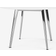 Montana Furniture JW120 White Silk Laminate Matbord 120cm
