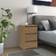 vidaXL Engineered Wood Sonoma Oak Sängbord 35x40cm 2st