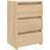 vidaXL Engineered Wood Sonoma Oak Bedside Table 35x40cm 2pcs