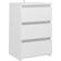 vidaXL Bed Cabinet White Bedside Table 35x40cm