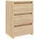 vidaXL Bed Cabinet Sonoma Oak Bedside Table 35x40cm