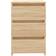 vidaXL Bed Cabinet Sonoma Oak Mesita de noche 35x40cm