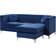 Beliani Timra Blue Soffa 220cm 3-sits