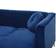 Beliani Timra Blue Sofa 220cm 3-Sitzer