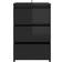 vidaXL Bed Cabinet High Gloss Black Nachttisch 35x40cm