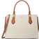 Michael Kors Marilyn Large Logo Satchel - Vanilla/Brown