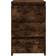 vidaXL Bed Cabinet Smoked Oak Mesita de noche 35x40cm