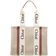 Chloé Medium Wood Tote Bag - White/Brown