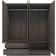 SECONIQUE Nevada Black Wardrobe 154x182.5cm