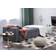 Beliani Falster with Stool Dark Gray Soffa 210cm 3-sits