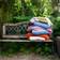 Klippan Yllefabrik Gotland Couverture Bleu (200x130cm)
