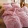 Groundlevel Yeti Duvet Cover Pink (200x200cm)