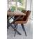 House Nordic Memphis Brown Köksstol 87cm 2st