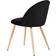 LPD Venice Black Kitchen Chair 84cm 2pcs