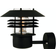 Nordlux Vejers Up Black Wall light ∅ 22cm