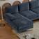 Karl Home Convertible Grey-Blue Sofa 110.2" 4 Seater