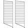 String Floor Black Shelving System 2pcs