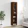 vidaXL Engineered Wood Brown Oak Storage Cabinet 34.5x180cm