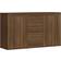 vidaXL 815494 Brown Oak Aparador 120x69cm