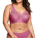 Glamorise MagicLift Natural Shape Support Bra - Red Violet