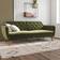 Novogratz Tallulah Memory Green Velvet Sofa 210.8cm 2 Seater