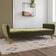 Novogratz Tallulah Memory Green Velvet Sofa 210.8cm Zweisitzer