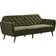 Novogratz Tallulah Memory Green Velvet Sofa 210.8cm Zweisitzer