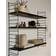 String Gable Black Shelving System 2pcs