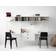 String Gavle Hvide Reolsystem 2stk