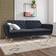 Novogratz Tallulah Memory Blue Velvet Sofa 210.8cm 2 Seater