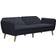 Novogratz Tallulah Memory Blue Velvet Sofa 210.8cm 2 Seater