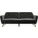 Novogratz Tallulah Memory Gray Velvet Soffa 210.8cm 2-sits