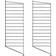 String Gable Floor Black Hyllsystem 2st