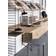 String Gable Floor Black Hyllsystem 2st