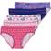 Hanes Ultimate Girl's Cotton Stretch Bikinis 5-pack - Assorted 1