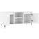 vidaXL 104x35x50cm High Gloss White TV-bänk 104x50cm