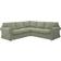IKEA EKTORP Hakebo Grey-Green Sofföverdrag Grön, Grå (75x37cm)