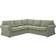 Ikea EKTORP Hakebo Grey-Green Sofaüberzug Grau, Grün (75x37cm)