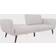 Novogratz Brittany Futon Cool Gray Sofa 81.5" 3 Seater